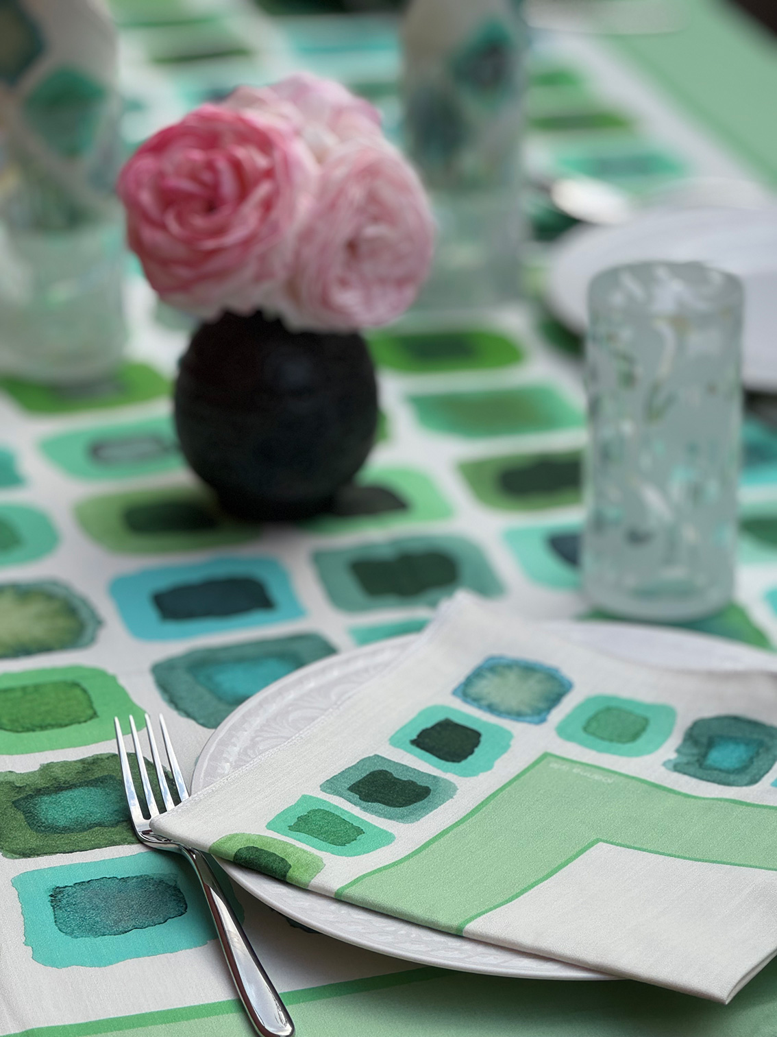 Tablecloth Mosaico Green - immagine 3