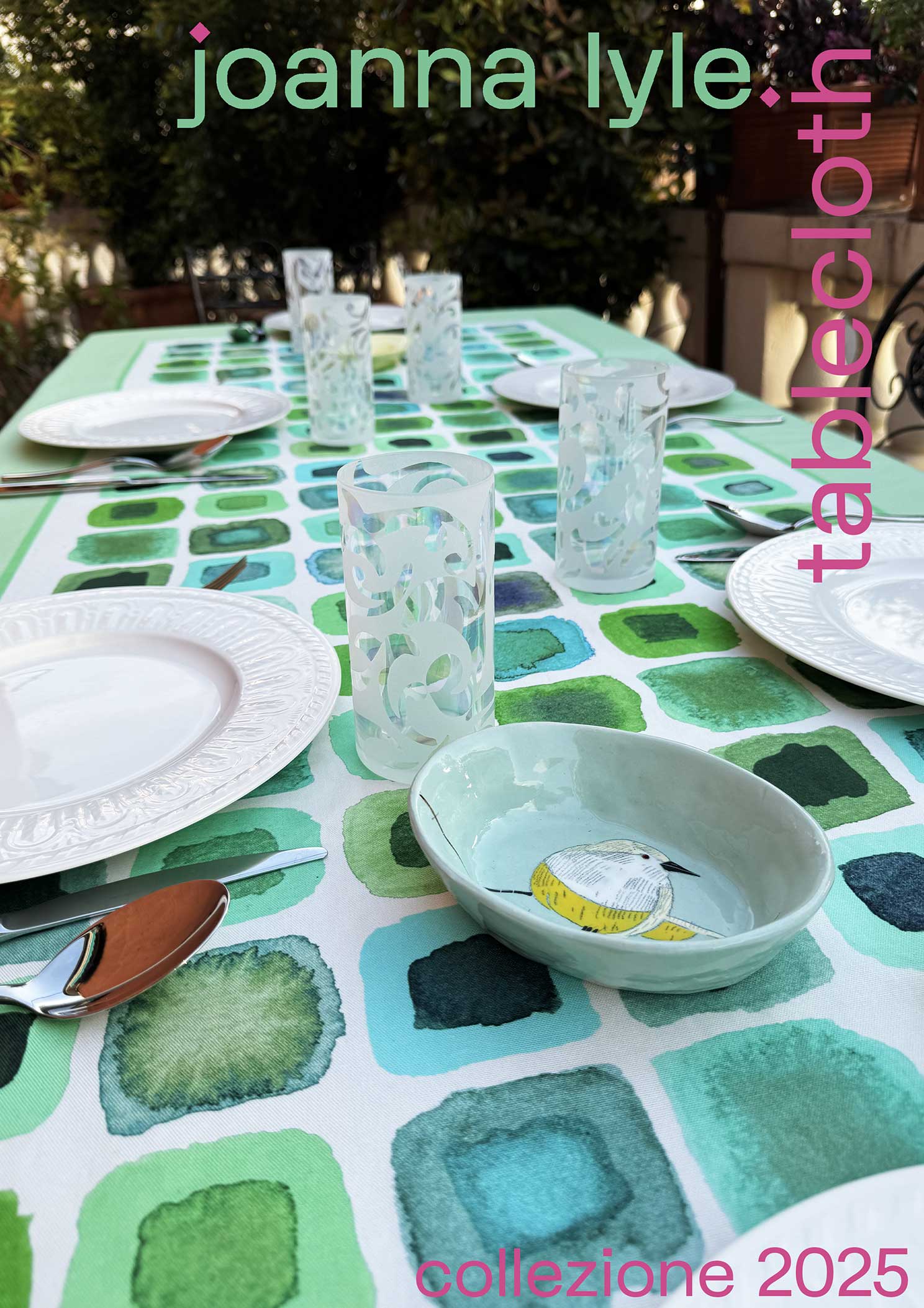 Tablecloth Mosaico Green